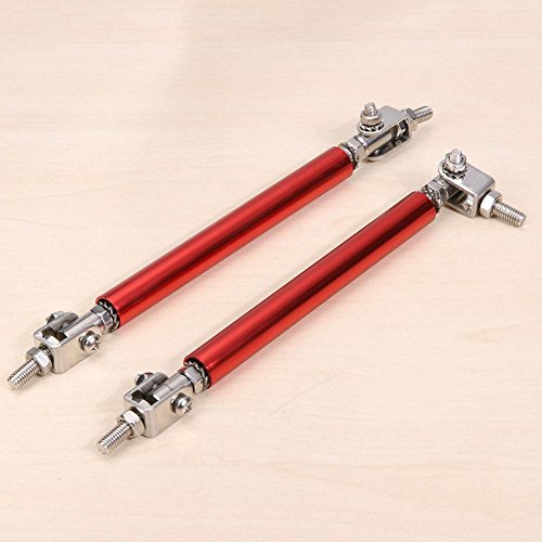 image for Whitelotous 2pcs Universal 100mm Adjustable Car Auto Front Bumper Lip 