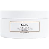 EVER Lavish Ultra Rich Body Butter – Lavender Scented Antioxidant & Vitamin-Infused Moisturizing Cream for Softer, Smoother Skin, 4.6 oz