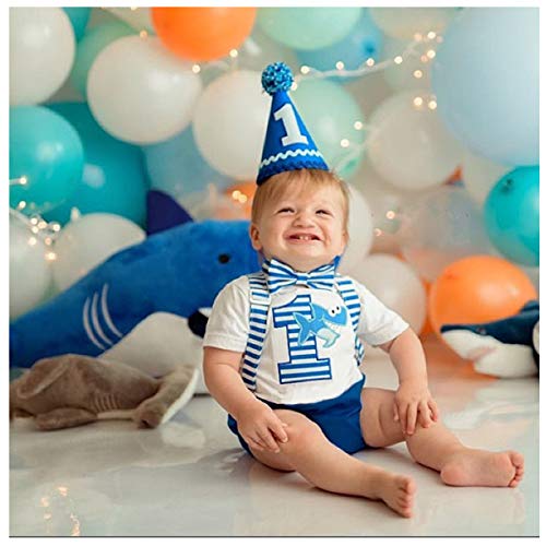 Baby Birthday Shark Clothes Baby Boy Girl Short Sleeve Import It All