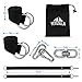 Yetizilla Tree Swing Hanging Kit 2X 10ft Extra Long Adjustable Tree Swing Straps with Swivel, Rustproof Lock-Screw Carabiners & Strong Hooks –Portable Hammock Hanger Accessories – Holds 2000lbs