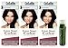 Cosamo -Love Your Color- Ammonia & Peroxide Free Hair Color #779 Dark Brown (Pack of 3) with One Jarosa Beauty Bee Organic Peppermint Lip Balm 100% All Natural Deep Moisturizing USDA Certified