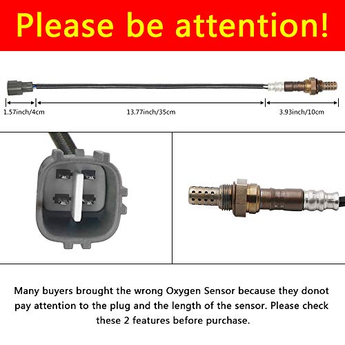 O2 Oxygen Sensor Replaces# 234-4622 13355 Fits 1995-2002 Toyota Corolla, 1998-2002 Chevrolet Prizm, 1994-2015 Toyota Camry