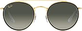Ray-Ban RB3647N Double Bridge Round Sunglasses