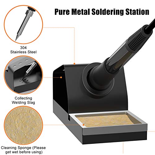 DC Power Supply Variable with Soldering Iron Station,CURCONSA 2 in 1