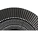 Kmax Silk Folding Fan,Japanese Vintage Retro Style Handmade Silk Black with a Fabric Sleeve and Tassels for Home Decoration Dancing Easter Gift