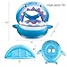 TRSCIND Baby Pool Float Swimming Floats Inflatable Shark Baby Floatie with Canopy for Infant Toddler Kid (6-36 Months)