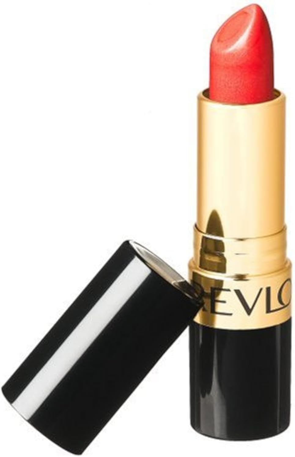 Revlon Super Lustrous Pearl Lipstick 425 Soft Silver Red Creamy Formula 0.15 oz