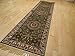 Silk Green Persian Qum Design Hallway Runner 2x8 Rugs 2x7 Narrow Runners Olive Green Rugs for Hallways Kitchen Rug (2'x8' Hallway Runner)