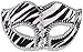Forum Zebra Venetian Mask, Multi-Colored, One Size