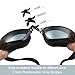 ZIONOR Swimming Goggles, G1 Polarized Swim Goggles UV Protection Watertight Anti-Fog Adjustable Strap Comfort fit for Unisex Adult Men and Women