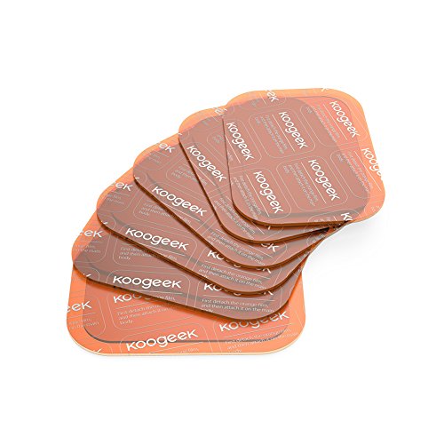 Koogeek Body Fit Gel Sheet Gel Patches Super Adhesive Water Absorption for Smart Fitness Gear Transparent (6 Pieces)