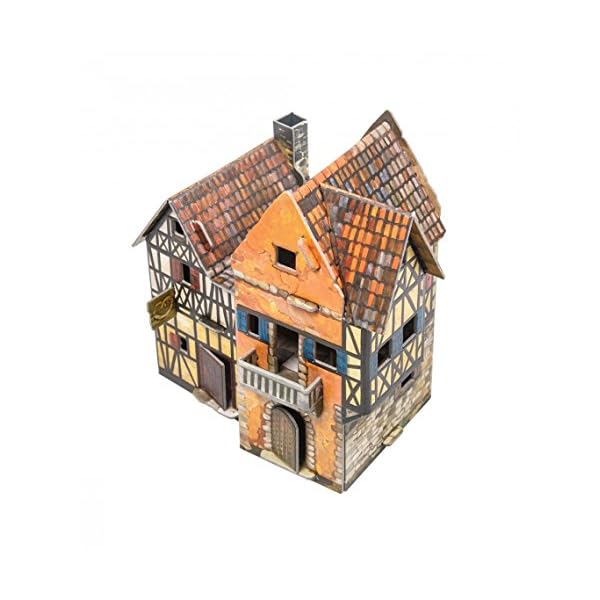 Umbum 243 16 x 10 x 17 cm Clever Papier Mittelalter Town Bakery 3D Puzzle – Bild 4