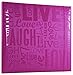 MBI Embossed Gloss Expressions Top Load Live, Laugh, Love Scrapbook, Purple (848117)