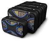 Shacke Pak - 5 Set Packing Cubes - Medium/Small – Luggage Packing Travel Organizers