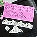 Anyana fleur de lis impression lace Candy Silicone Mold for Sugarcraft, Cake Decoration, Cupcake Topper, Fondant, Jewelry, Polymer Clay, Crafting Projects, Non stick easy to use