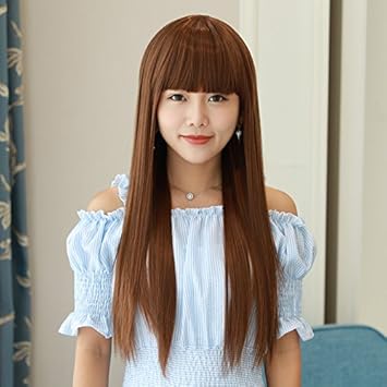 Amazon Com Towson Women Girls Female Wig With Long Straight Hair