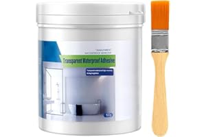 DOSOECSE Transparent Waterproof Coating, Super Strong Waterproof Anti-Leakage Agent Invisible Waterproof Agent, Waterproof Insulation Sealant Transparent Repairing Leak Waterproof Adhesive (100g*1pc)