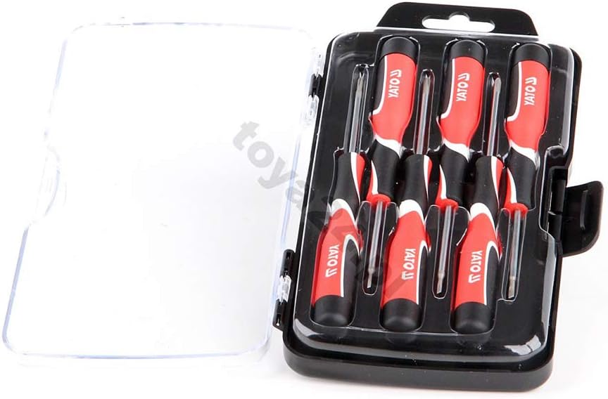 YATO YT-25861 Precision Screwdriver Set 6pcs S2, Black - Image 3