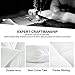 SOPAT Comforter Soft Goose Down Alternative Duvet Insert Summer Cooling 2100 Series Quilt with Corner Tab for All Season, Prima Microfiber Filled (White, King (90