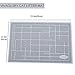 VIVAGLORY Cat Litter Mat Trackpad Litter Trapping Mat, Easy Clean Mess Free Waterproof Anti-Tracking, Muddy Cat Box Catcher for Floor & Indoor, 35