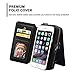 CORNMI iPhone 6 Case, iPhone 6S Wallet Case Detachable Vintage Leather Magnetic Flip Wallet Case with 10 Credit Card Holder & Wrist Strap & Mirror for iPhone 6 / iPhone 6S 4.7 inch Case