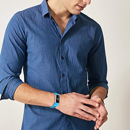 image for QIBOX Compatible with Charge 3 Bands, Sports Silicone Replacement Wome