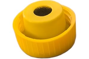 Replacement Reservoir Cap for Power-Pole Hydraulic Pump Fluid Tank, High-Visibility Yellow, Fits Stealth Pump/C-Monster CM1.0
