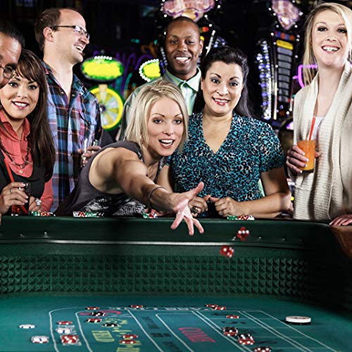 image for ialnal 50-Pack Translucent & Solid 6-Sided Game Dice 5 Sets of Vintage