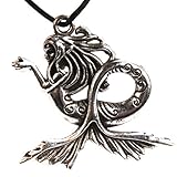 15pcs Antique Silver Color Mermaid Alloy Fit Handmade Findings Crafts Jewelry Making Charms