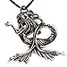 15pcs Antique Silver Color Mermaid Alloy Fit Handmade Findings Crafts Jewelry Making Charms