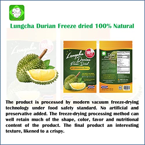 Durian King of Fruit Vacuum Freeze Dried Fresh Durian Monthong Made