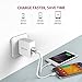Fast Charge, BC Master Quick Charge QC 2.0 30W Dual Port Cell Phone USB Wall Charger with Foldable Plug for Samsung Galaxy S7 S6 Edge, Note 4 5, LG G4 V10, Nexus 6, HTC, Moto G, Droid Turbo