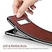 LOHASIC Galaxy S10 Plus Case, Ultra Slim Premium Leather Luxury PU Soft Flexible Defender Anti-Slip Grip Scratch Resistant Protective Cover Cases for Samsung Galaxy S10 Plus (2019) - New Brown