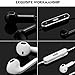 Walker(TM) New Version Wireless Bluetooth 4.1 Sports Headphones Earphones Headsets Music Stereo Microphone for iPhone 6 6 plus 5S 4S Galaxy S6 S5 and iOS Android Smartphones(White)
