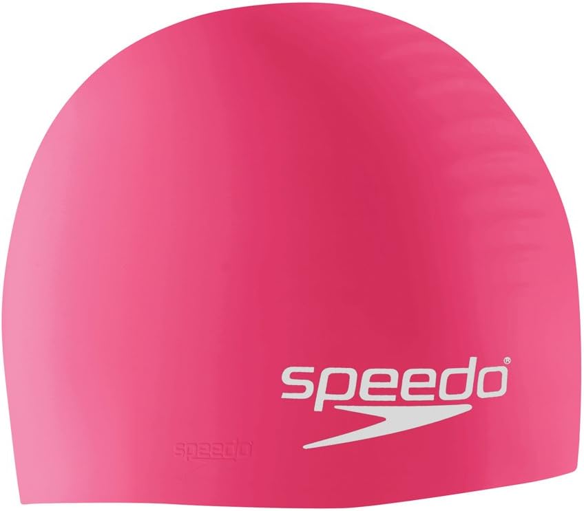Speedo Unisex Silicone Swim Cap Pink One Size UK