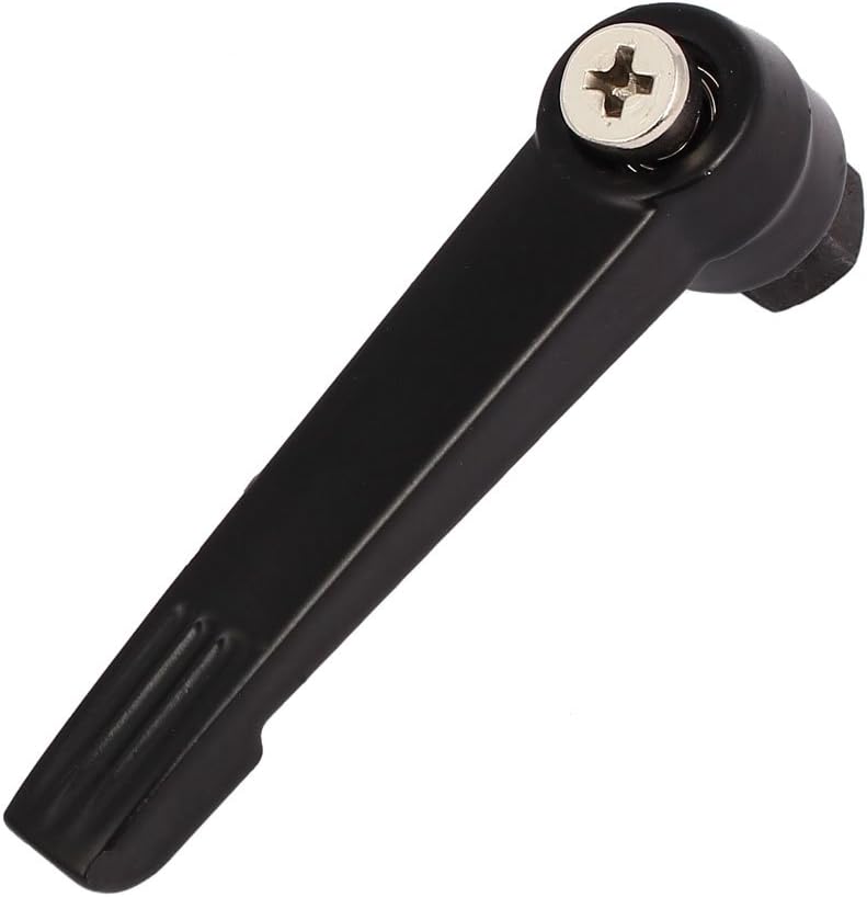 Aexit M8x63mm Metal Female Thread Adjustable Lever Handle Machinery Knob Black (ae44e6d20ff6ce948305d45ef8ca238e)