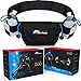 Fiber Road Hydration Running Belt with 2 BPA Free Bottles Waterproof Premium Neoprene Fitness Waist Pouch for Men, Women & Kids | Adjustable Fanny Pack for Sports & Outdoors | Wristband Include