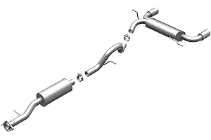 MAGNAFLOW EXHAUST PRODUCTS MagnaFlow Performance Exhaust System 16630: Cat-Back, Street Series, For 2006-2010 Hummer H3