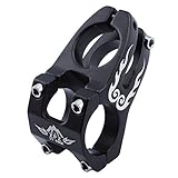 Bicycle BIke Stem 31.8mm Super light MTB BMX DH FR Handlebar Accessories Black Red Blue Gold (Black)