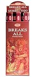 Breaks All - Box of Six 20 Stick Hex Tubes - HEM Incense Hand Rolled In India