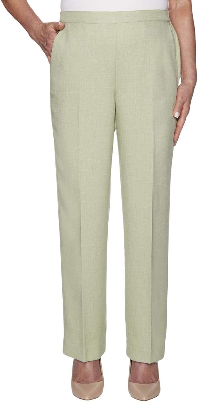 pleated straight leg pants