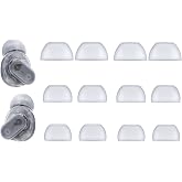 Replacement Silicone Tip Ear Tips Compatible with Beats Studio Buds + Headphones,Fit in Case, Studio Bus Plus Earbuds Tips, S/M/L 6 Pairs Transparent 713