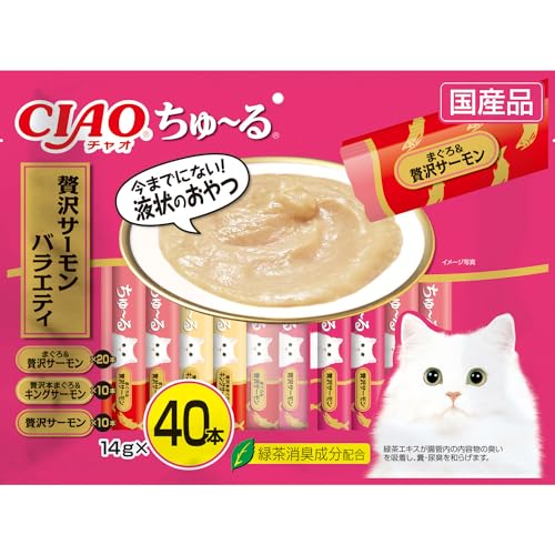いなば CIAOちゅ~る贅沢サーモンバラエティの商品画像