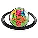 Twister.CK 3D Maze Racer Handheld Game, Hot Sale Intelligent Maze Racer Game, Steering Wheel Maze Ball Toys, Highly Addictive Maze Game, Racer Maze Game, Friendly ABS Plastics Materials (Black).
