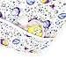 Langsprit Baby Bib with Sleeves-Waterproof Long Sleeve Bib for Babies/Infant/Toddler Smock Baby with Pocket(6-24 Months),Planet