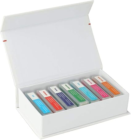 WYZXR 35 Piezas de muestras de microscopio Coloridas ...