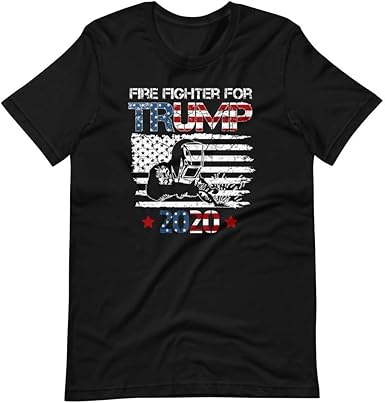 Amazon Com Distressed Fire Fighter For Trump 2020 Costume