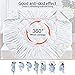 Twin Mattress Pad Cover Pillowtop Overfilled Cooling 8-25 Inch Deep Pocket Quilted Fitted Bed Topper with Sonw Down Alternative