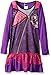Disney Girls' Little Girls' the Descendants Mal Ruffled Nightgown, Purple, 8