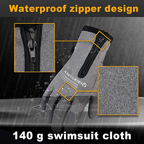 قیمت و خرید N H Hoxsury Winter Gloves Windproof Waterproof Warm Touchscreen Gloves Men Women Outdoor Winter Thermal Gloves For Cycling Riding Running Work ایگرد